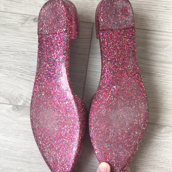 Jeffrey Campbell pink glitter flats - Picture 4 of 5